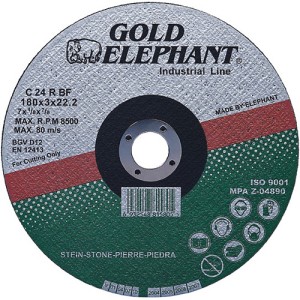 Kotúč Gold Elephant 42C T42 180x2,5x22,2 mm, rezný na kameň