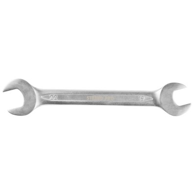 Kľúč Strend Pro 3113 19x22 mm, vidlicový, obojstranný, Cr-V