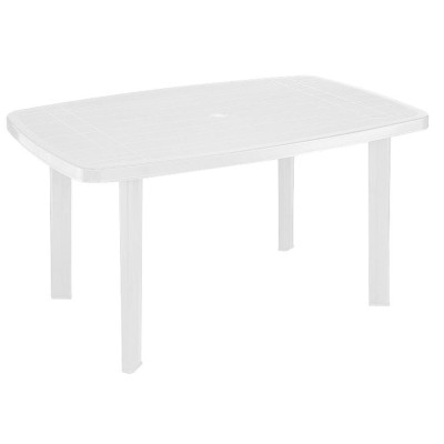 Stôl FARO White, biely, 137x85x72 cm